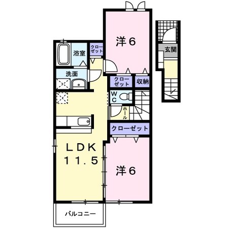 フォンテーヌ・カーサの物件間取画像